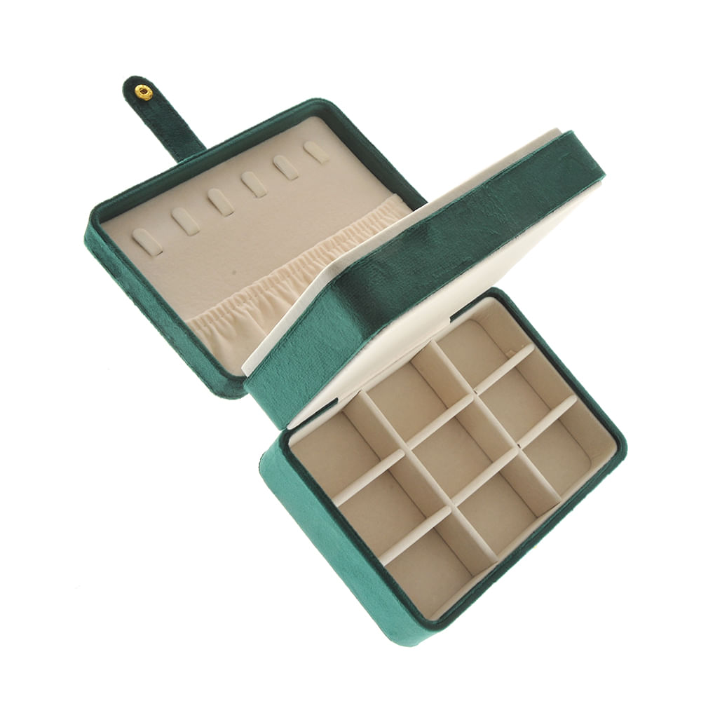 Cutie verde de bijuterii 17 cm - 4 | YEO