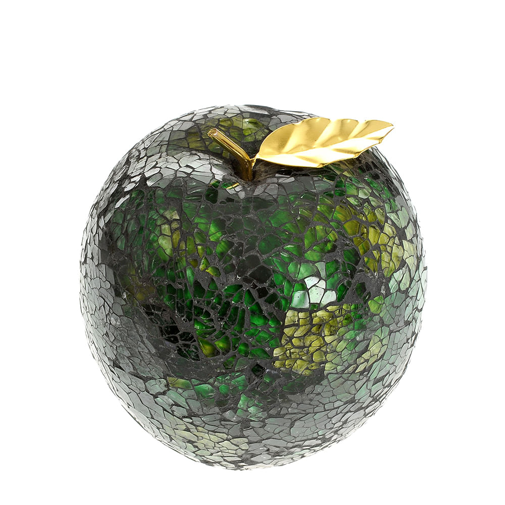 Decoratiune sticla mar verde 13 cm - 3 | YEO