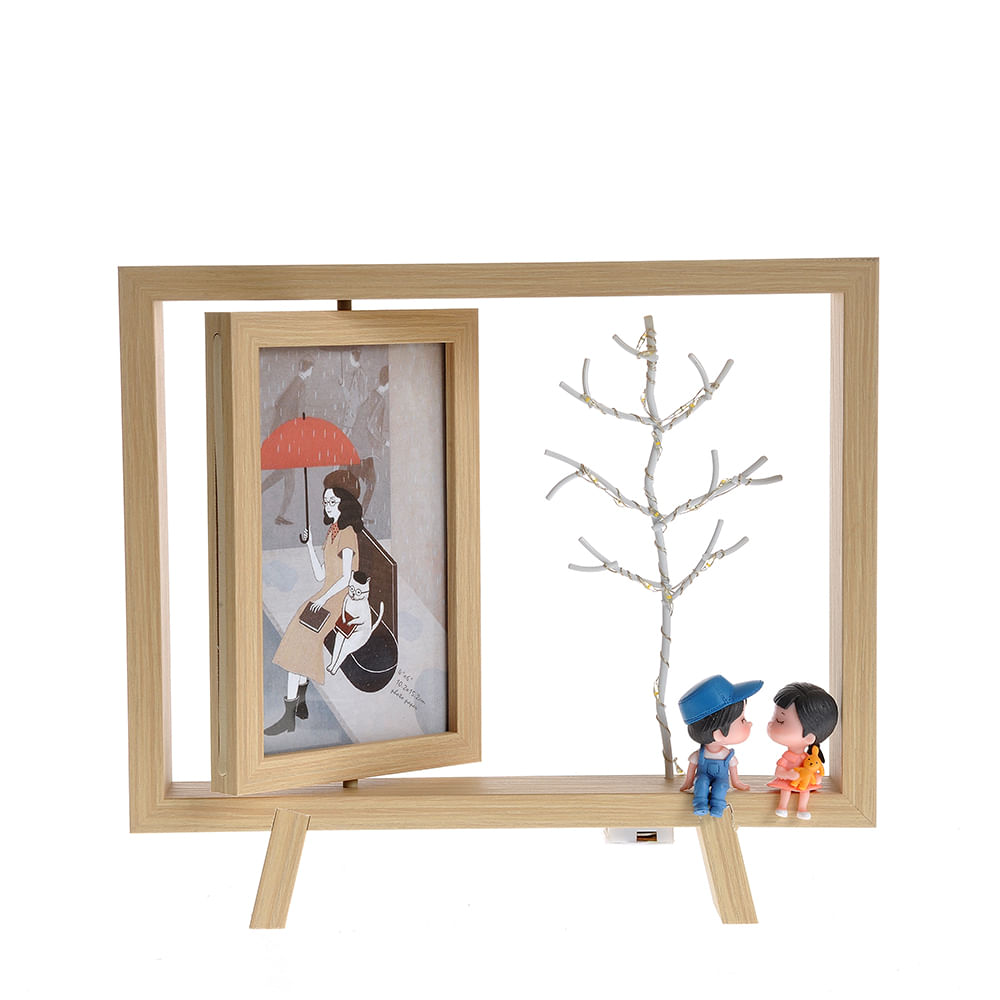 Rama foto rotativa 10 x 15 cu decoratiune - 2 | YEO