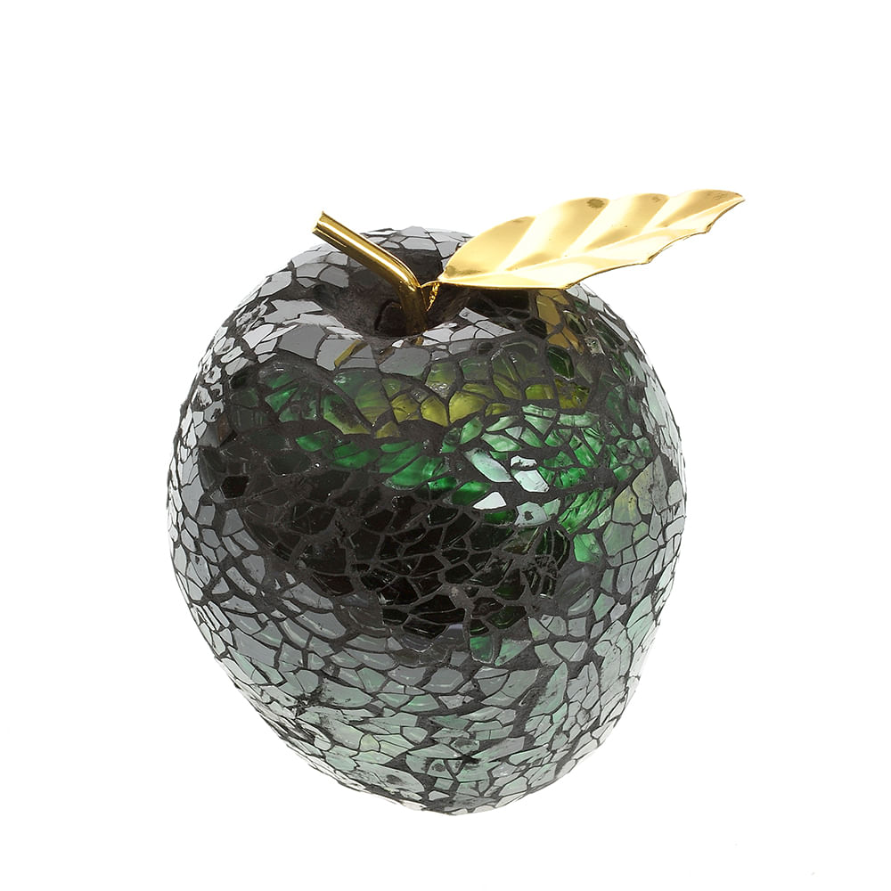 Decoratiune sticla mar verde 10 cm - 2 | YEO