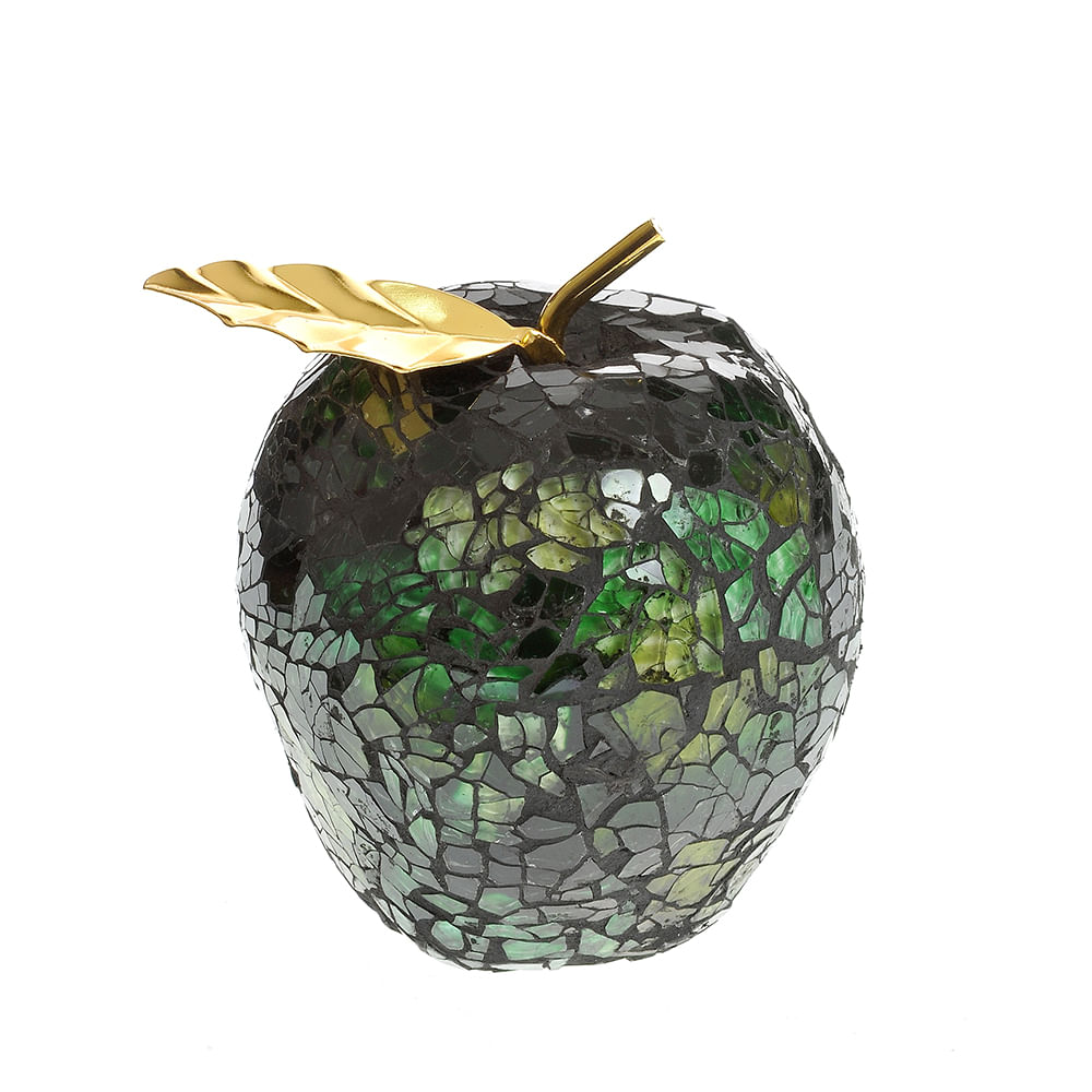 Decoratiune sticla mar verde 10 cm - 3 | YEO