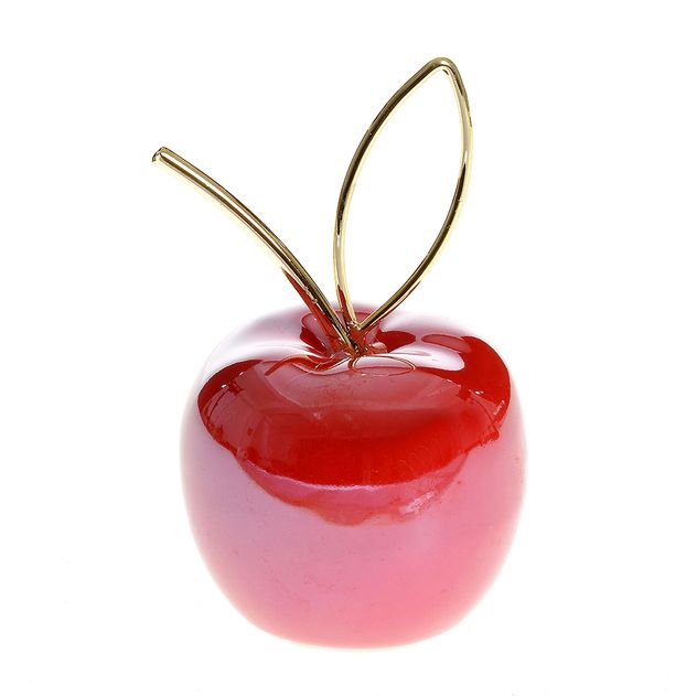 Decoratiune mar rosu 8 cm