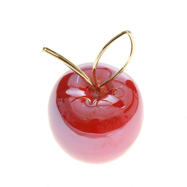 Decoratiune mar rosu 8 cm