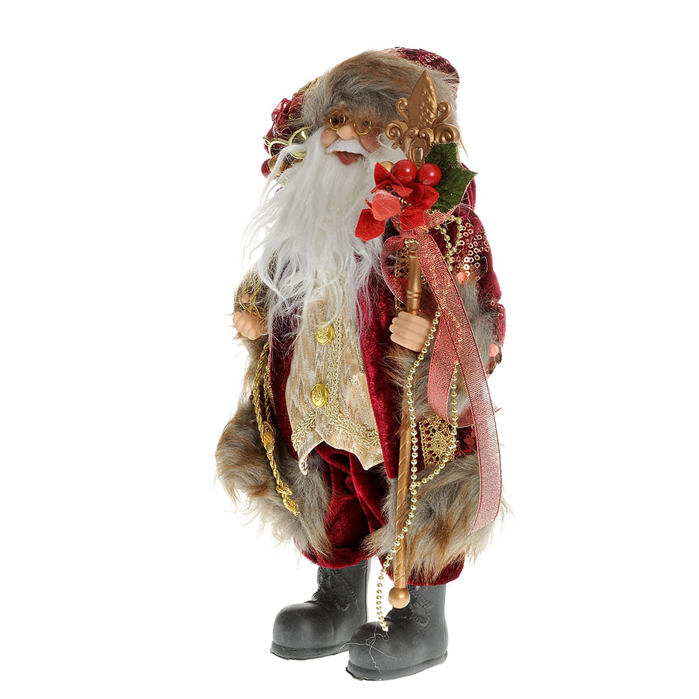 Decoratiune Mos Craciun rosu 30 cm - 2 | YEO