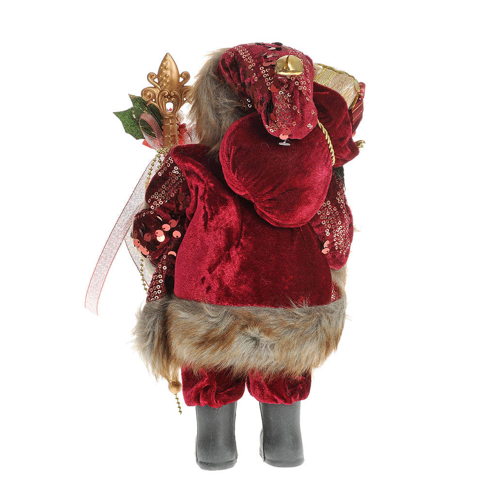 Decoratiune Mos Craciun rosu 30 cm - 3 | YEO