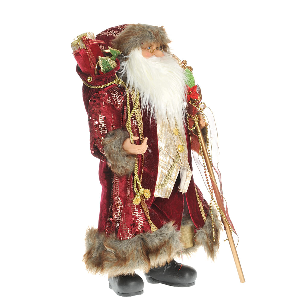 Decoratiune Mos Craciun rosu 60 cm - 1 | YEO