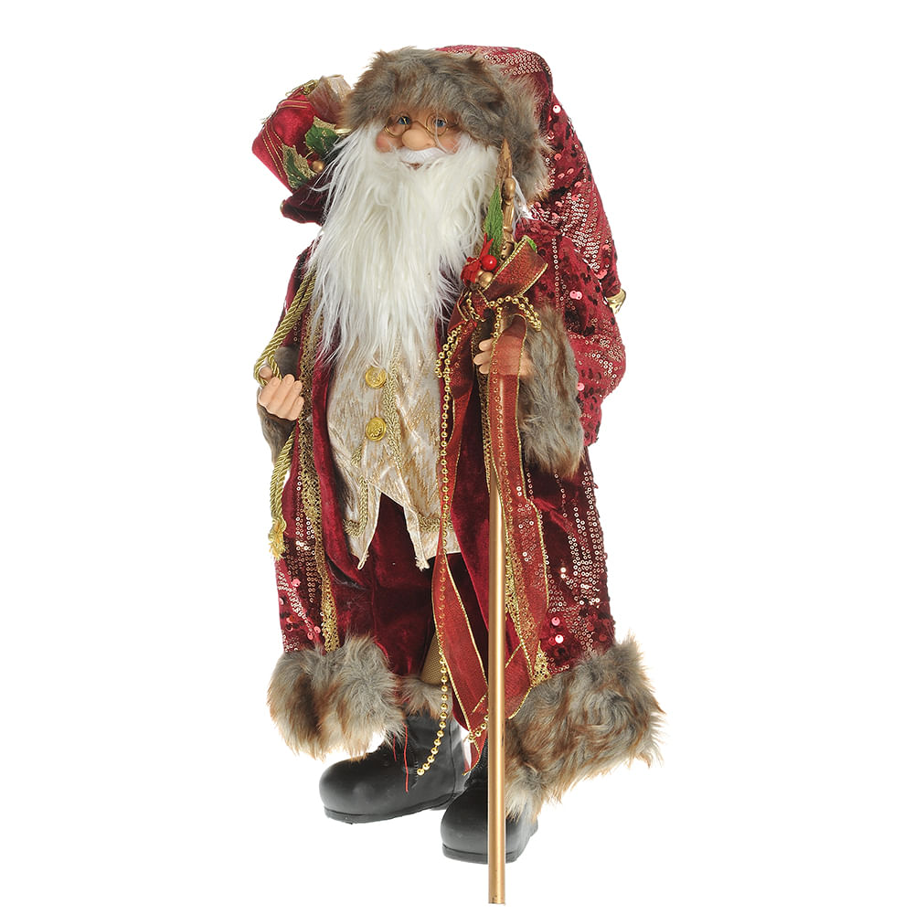 Decoratiune Mos Craciun rosu 60 cm - 2 | YEO