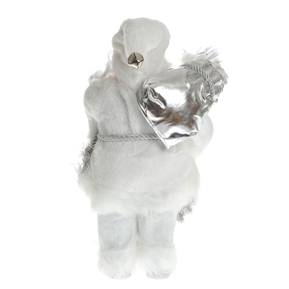 Decoratiune Mos Craciun alb 30 cm - 3 | YEO