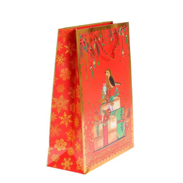 Punga decorativa de Craciun cu imprimeu festiv