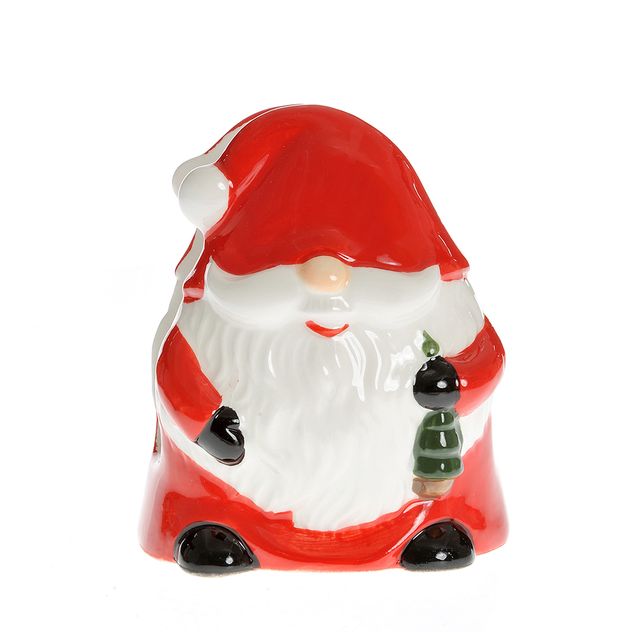 Suport pentru servetele cu Mos Craciun 10 cm