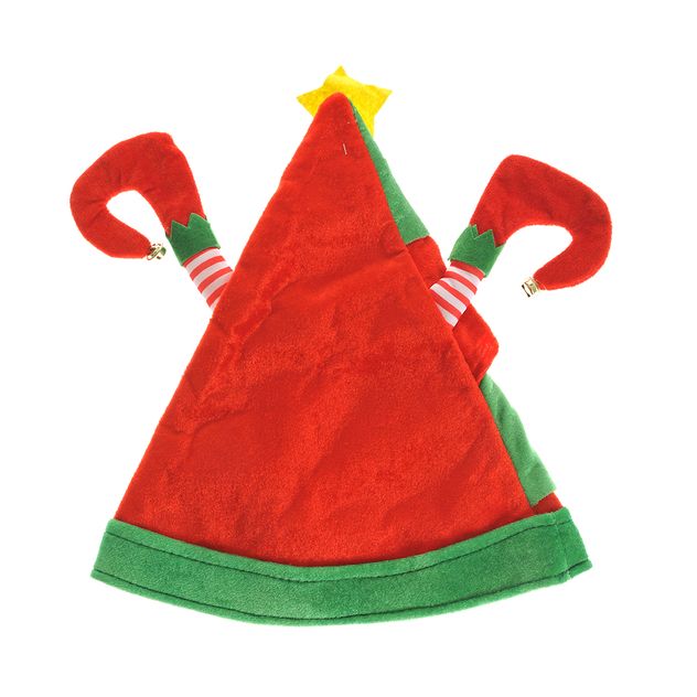 Caciula de Craciun cu picioruse de spiridus