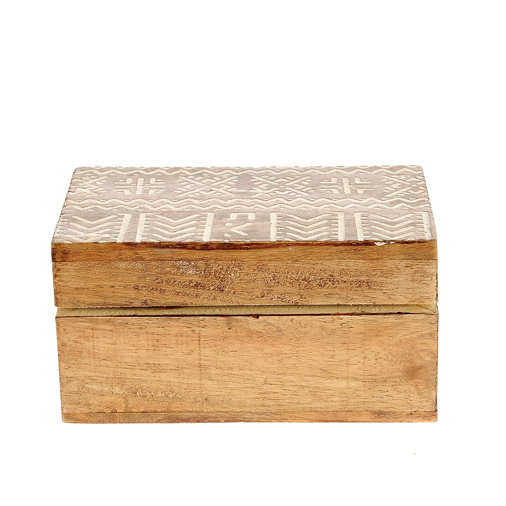 Decoratiune cutie lemn mango 10 x 15 cm - 3 | YEO