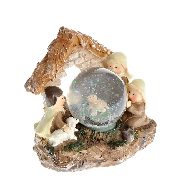 Decoratiune Nasterea Domnului cu glob decorativ