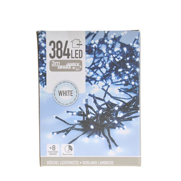 Instalatie Craciun 3m cu 384 LED alb