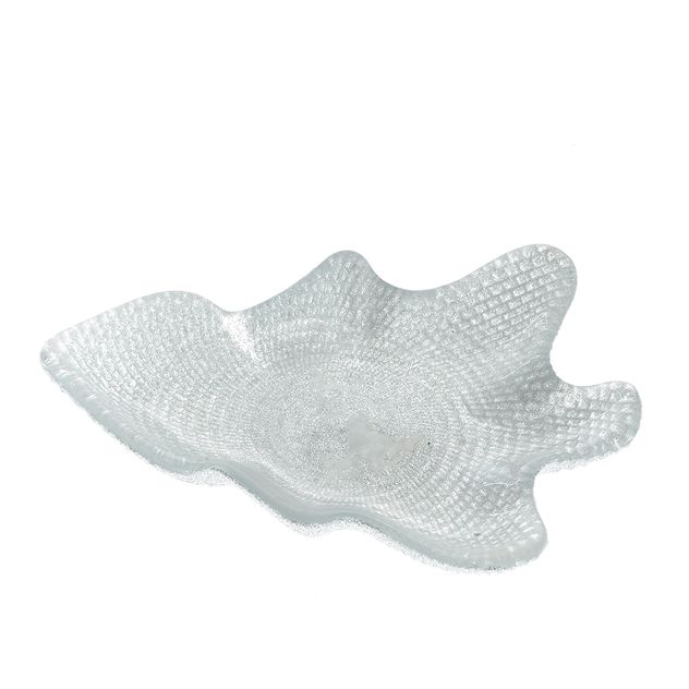 Platou decorativ brad argintiu 16 cm