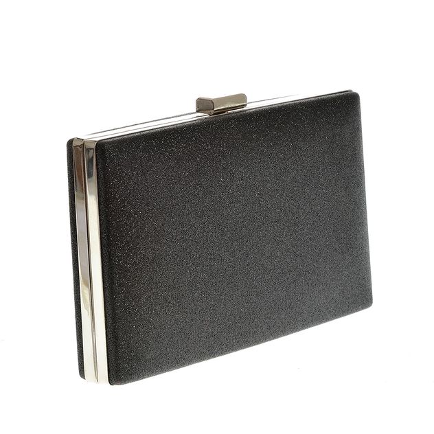 Geanta plic neagra cu sclipici