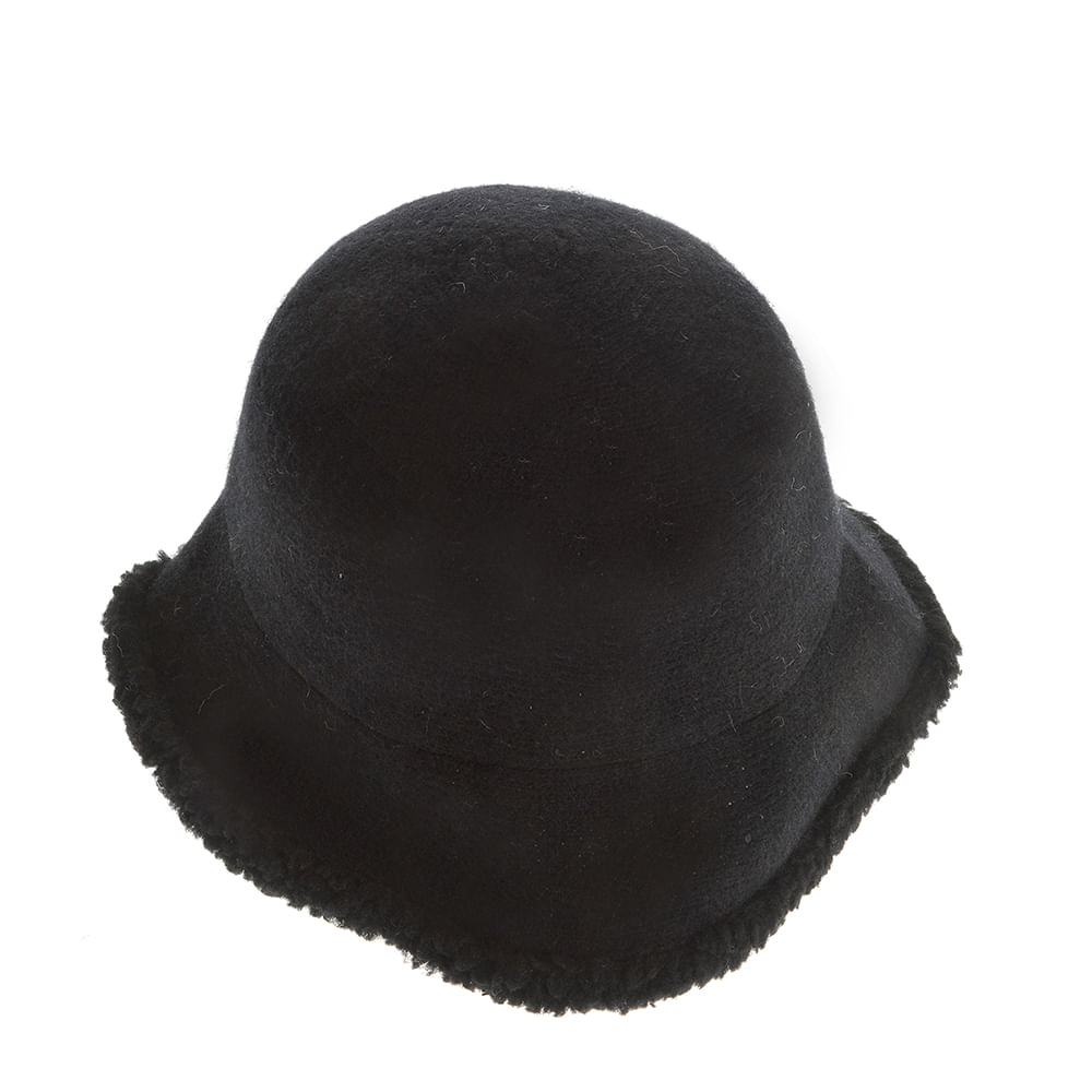 Palarie neagra reglabila cu blanita - 1 | YEO