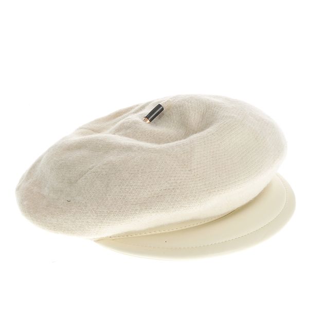 Sapca ivory din lana reglabila