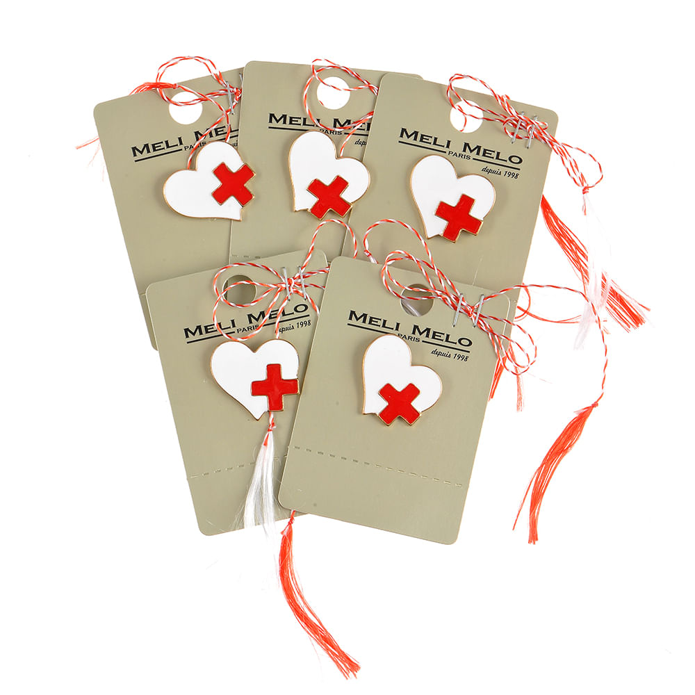 Set 5 brose martisor inima - 1 | YEO
