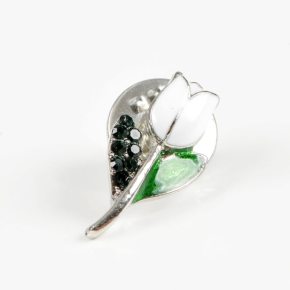Brosa martisor lalea alba - 3 | YEO