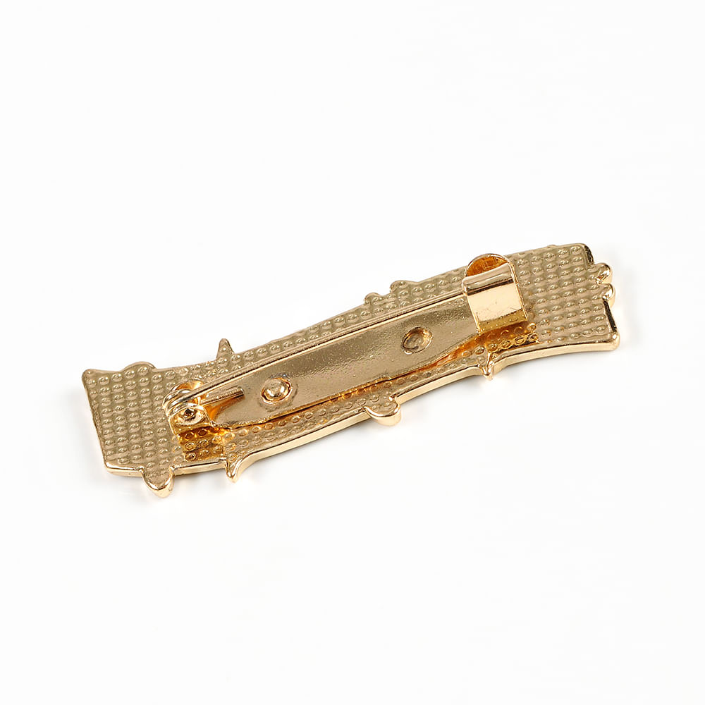Brosa martisor pisica aurie cu note muzicale - 2 | YEO