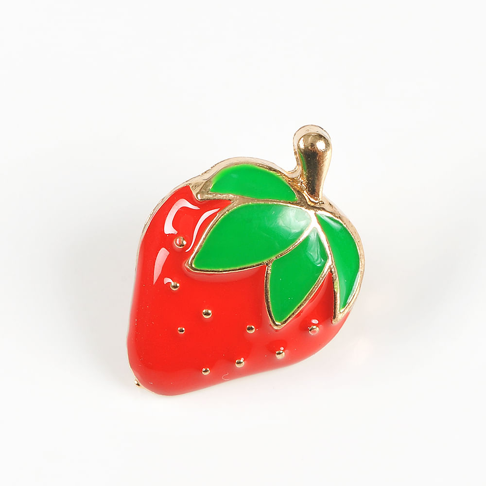 Brosa martisor capsuna rosie - 3 | YEO