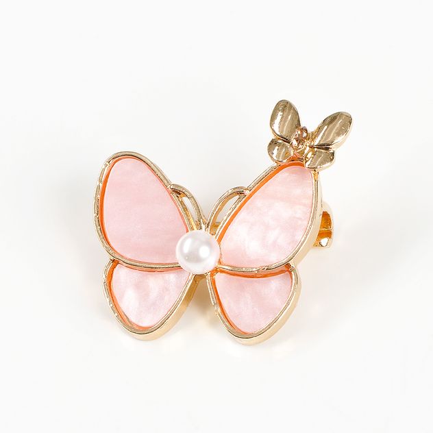 Brosa martisor fluture roz