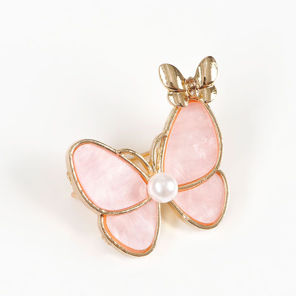 Brosa martisor fluture roz - 3 | YEO