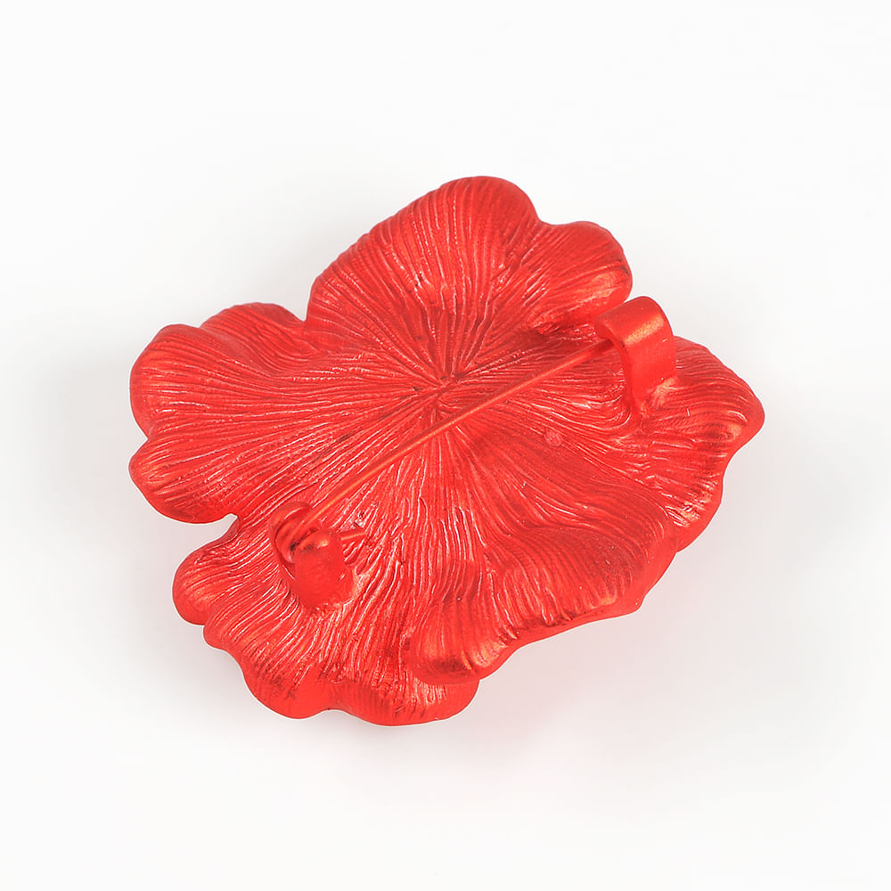 Brosa martisor floare rosie - 2 | YEO