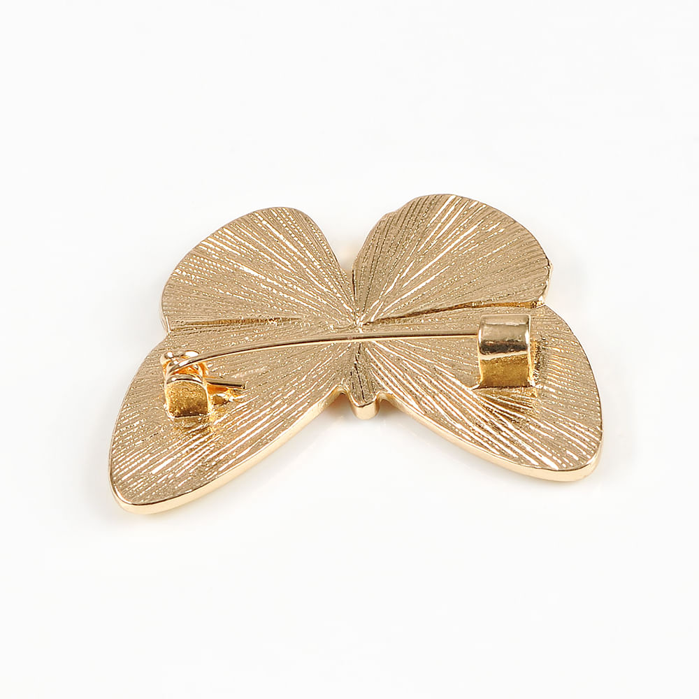Brosa martisor fluture cu aripi galbene - 2 | YEO