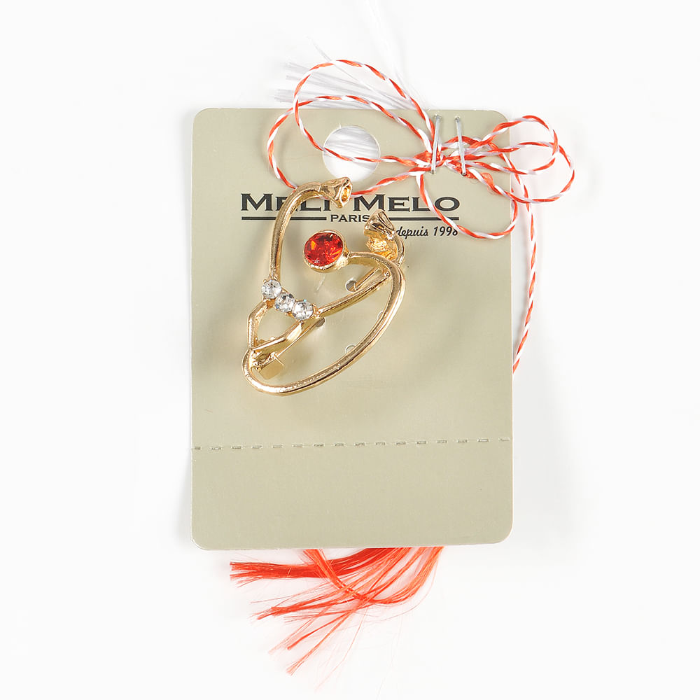 Brosa martisor stetoscop auriu - 1 | YEO