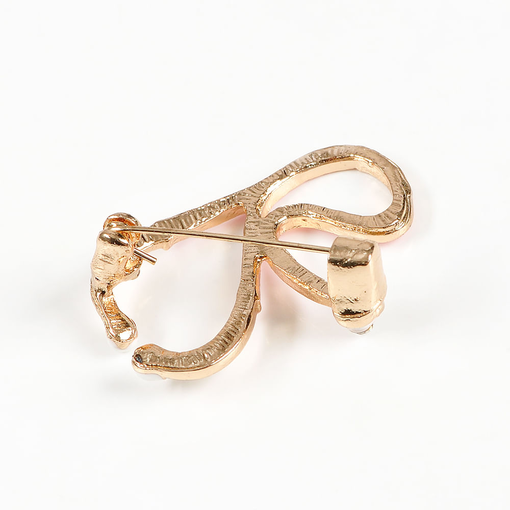 Brosa martisor stetoscop roz - 2 | YEO