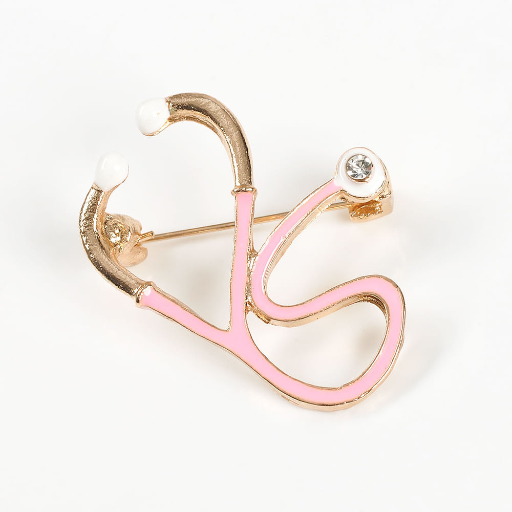 Brosa martisor stetoscop roz - 3 | YEO