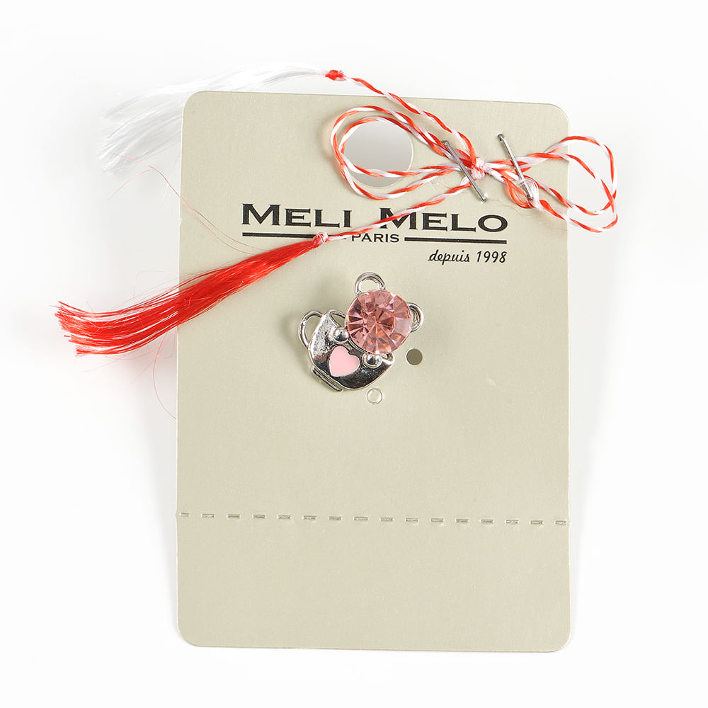 Brosa martisor cu piatra roz - 1 | YEO