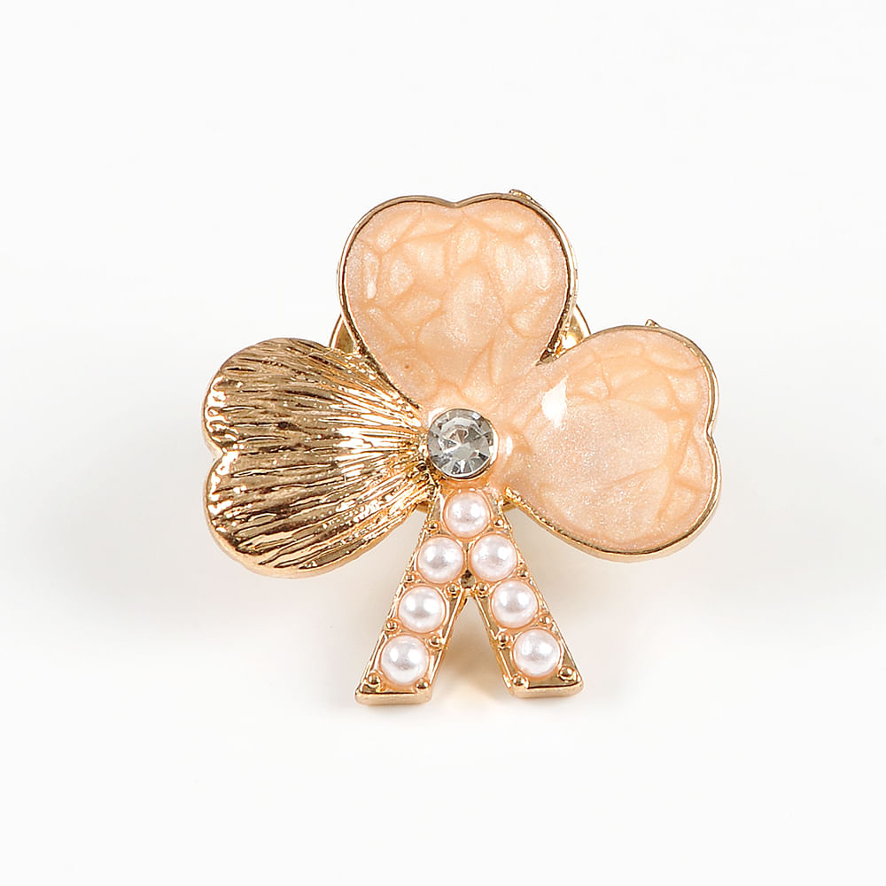 Brosa martisor trifoi roz