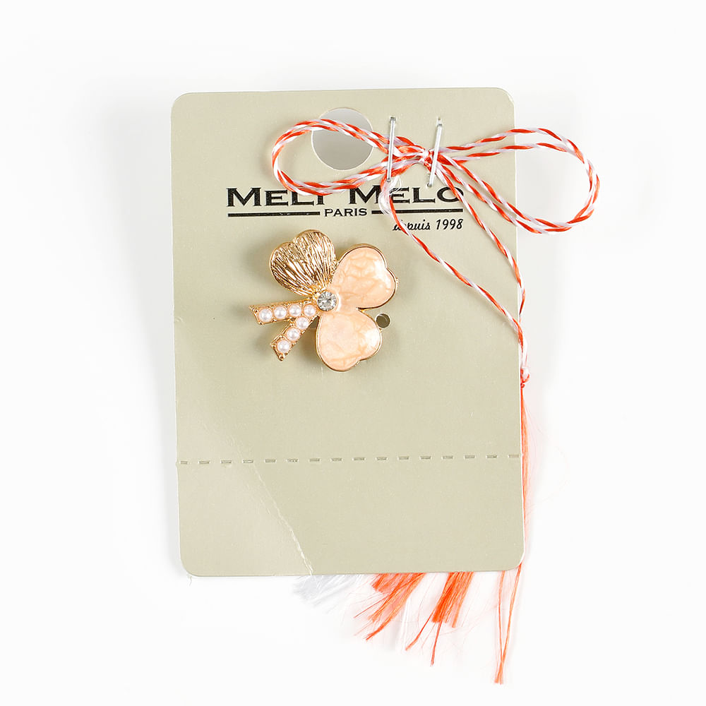 Brosa martisor trifoi roz - 1 | YEO