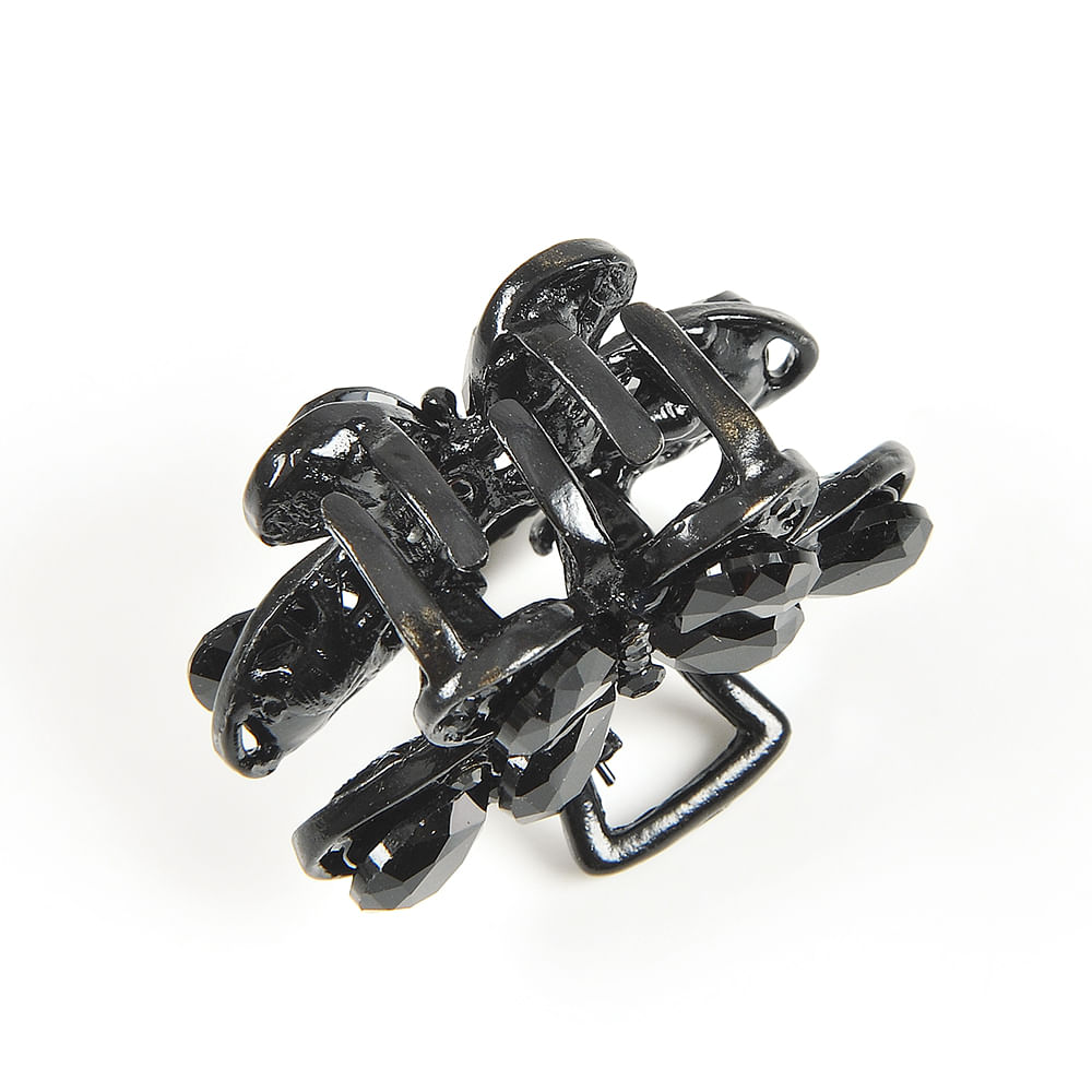 Cleste de par negru in forma de fluture - 1 | YEO