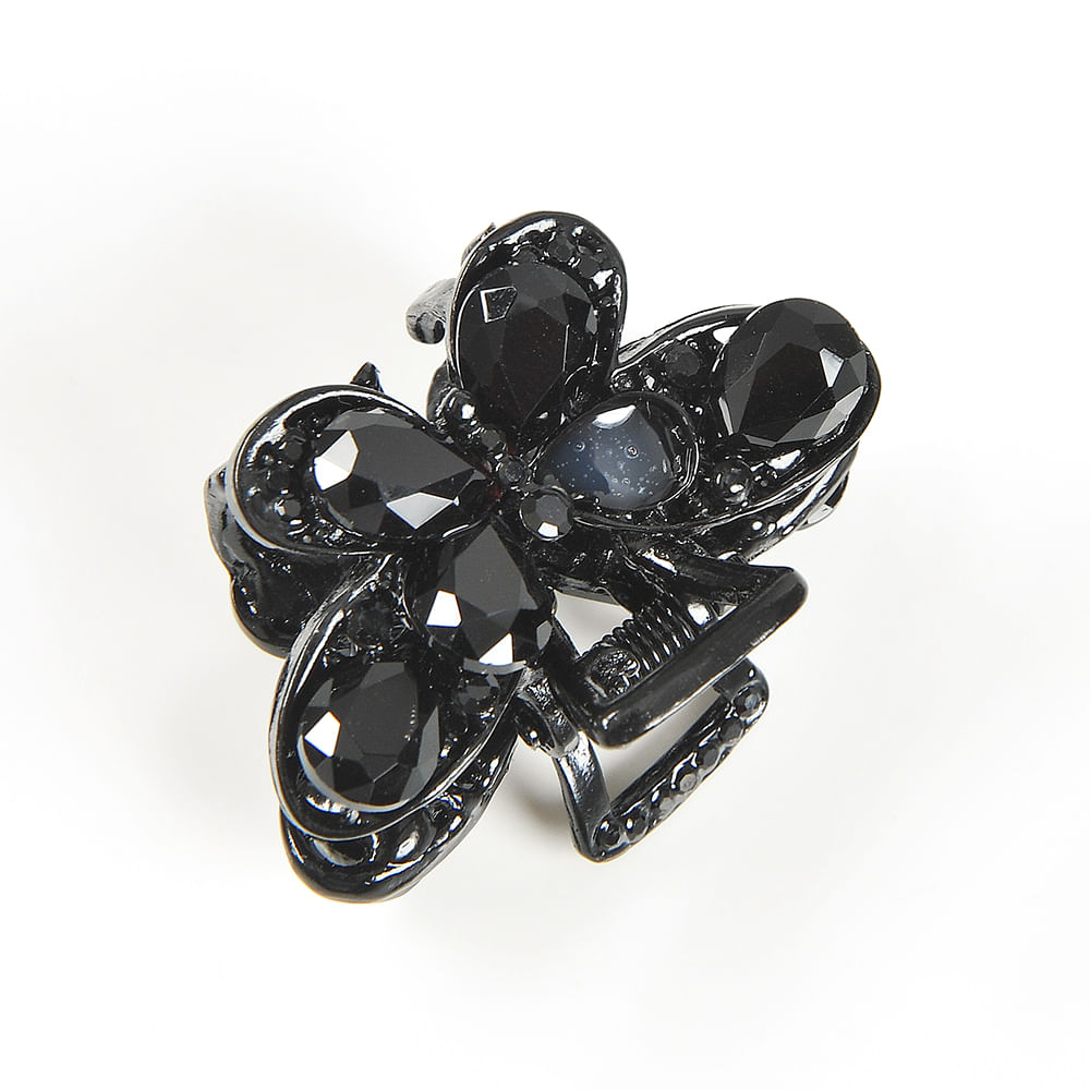 Cleste de par negru in forma de fluture - 3 | YEO