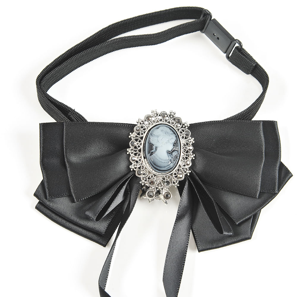 Brosa statement neagra Doamna cu Camelii - 1 | YEO