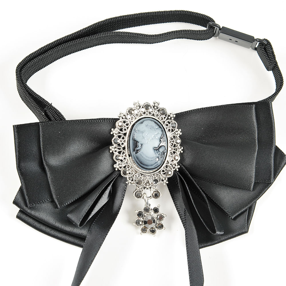 Brosa statement neagra Doamna cu Camelii - 2 | YEO