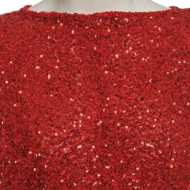 Rochie rosie cu paiete
