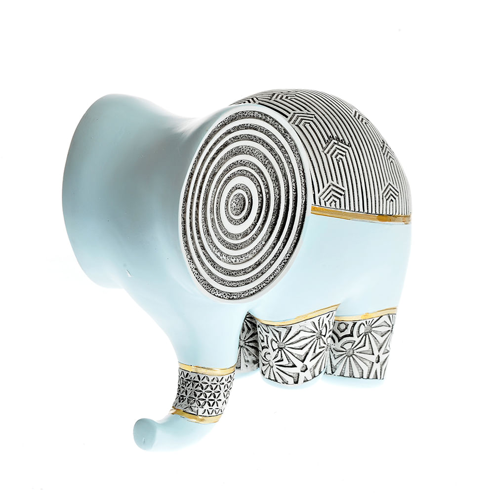 Statueta elefant multicolor 20 cm - 1 | YEO