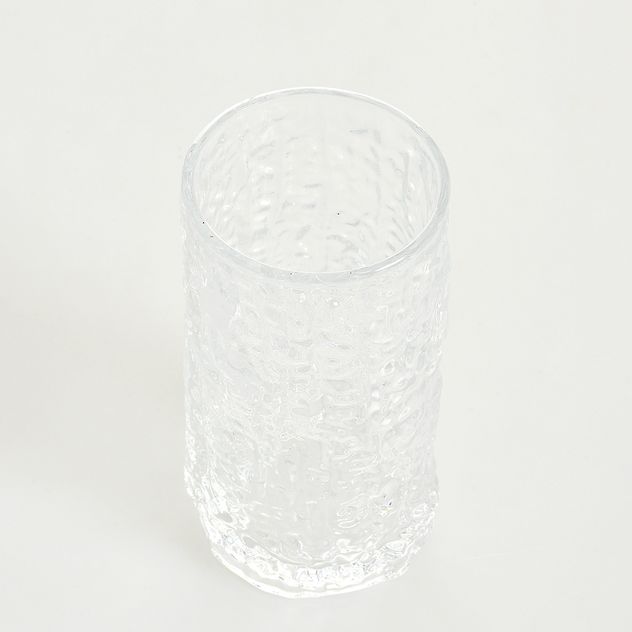 Pahar din sticla cu textura neregulata 350 ml