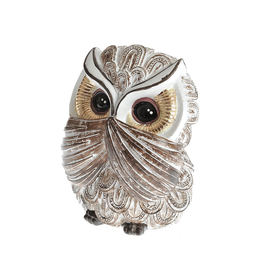 Statueta bufnita multicolora 13 cm - 2 | YEO