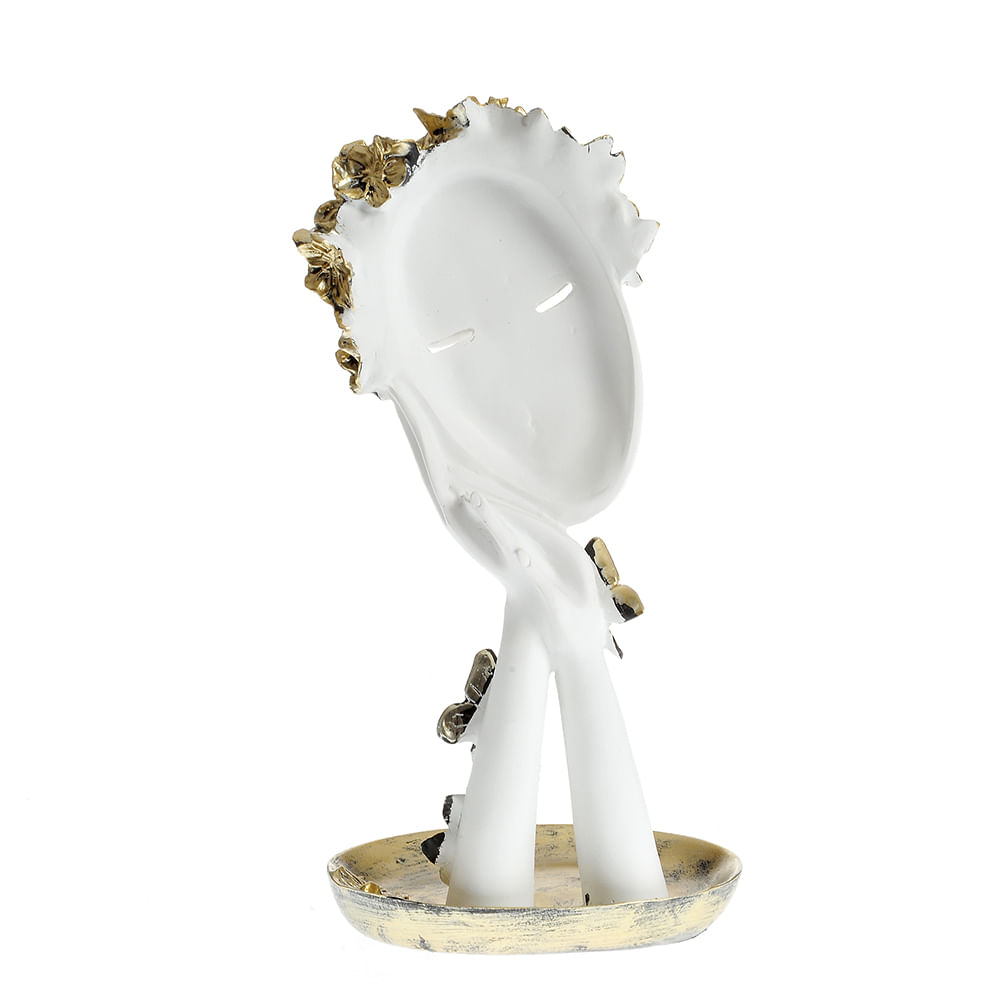 Statueta fata cu fluturi aurii 27 cm - 2 | YEO