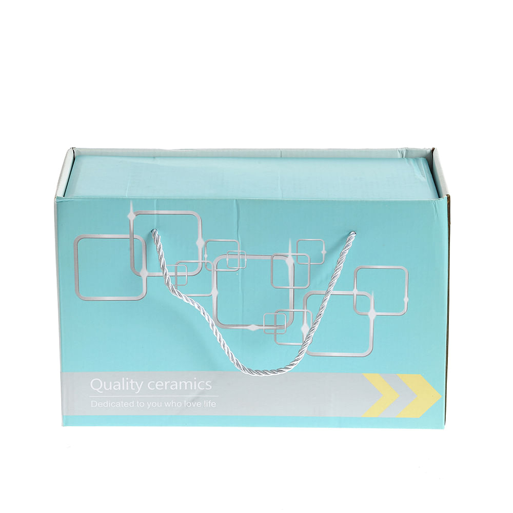 Set ceainic alb 420 ml cu doua cesti 220 ml - 3 | YEO
