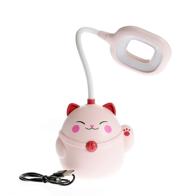Lampa de birou pisica cu brat flexibil