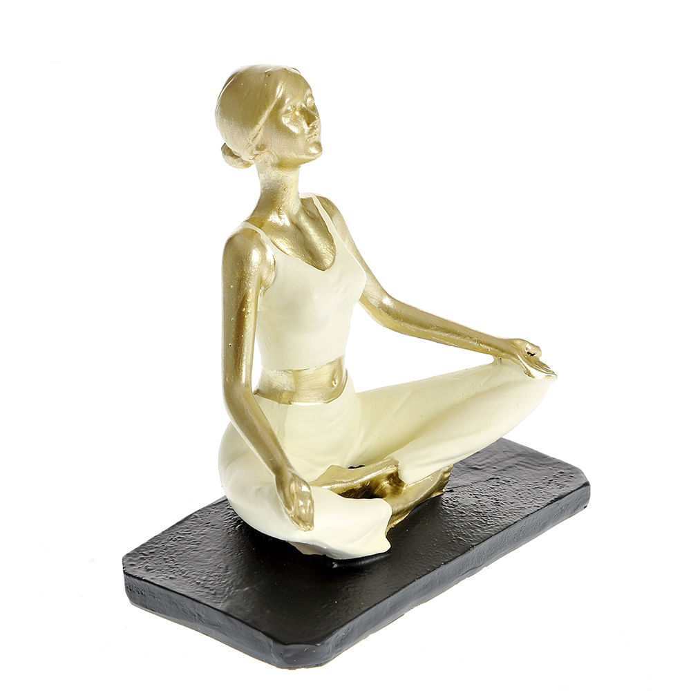 Statueta aurie yoga 10 cm - 1 | YEO