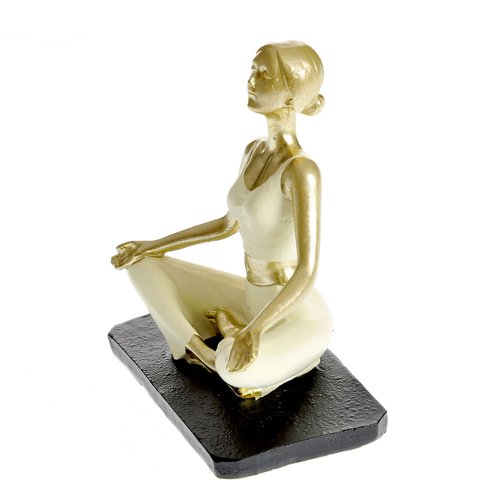 Statueta aurie yoga 10 cm - 2 | YEO