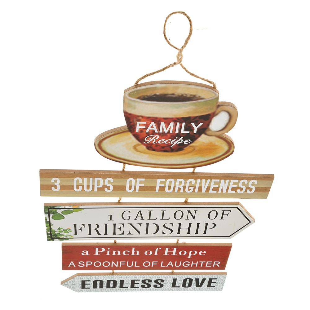 Tablou mesaj Family Recipe 54 cm - 2 | YEO
